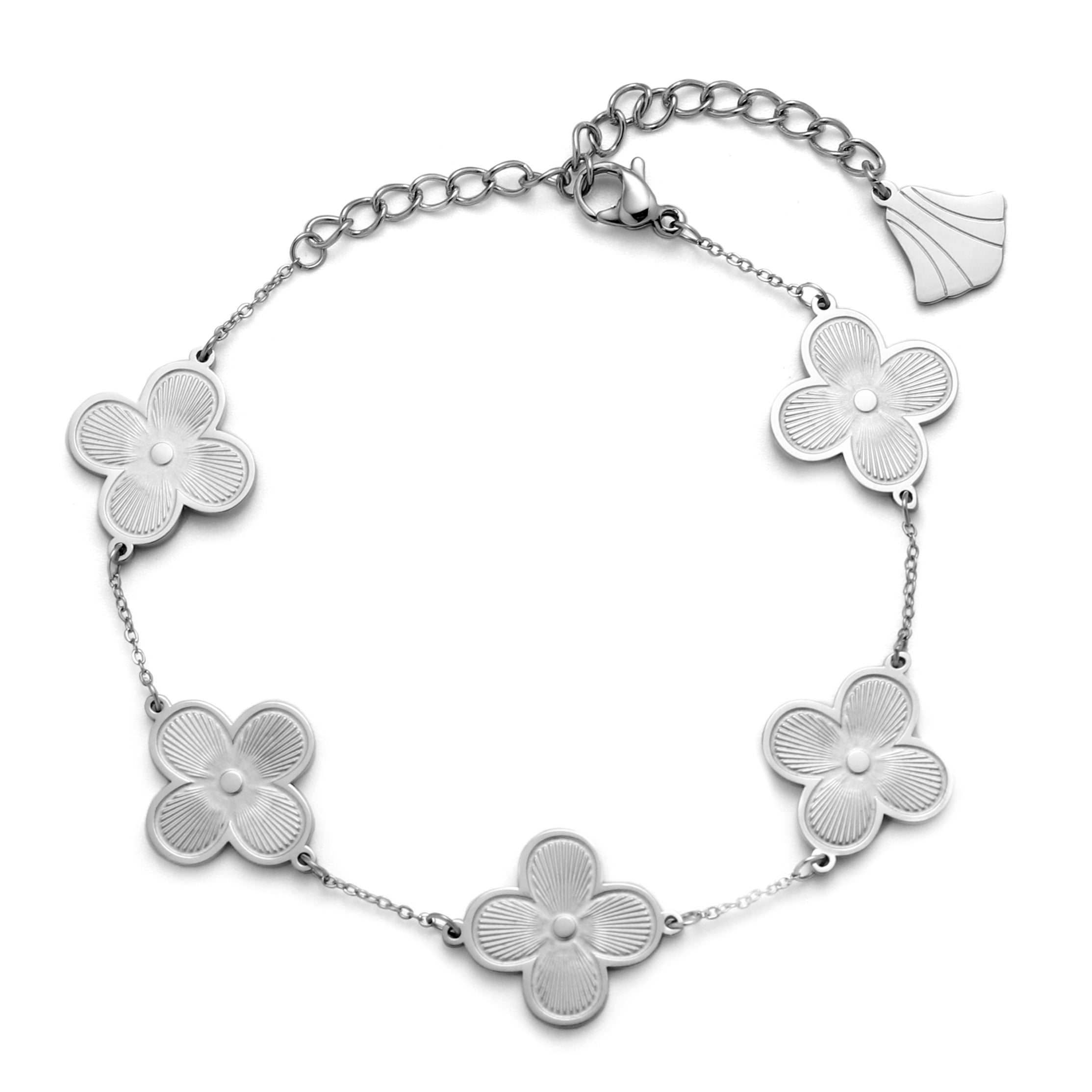 Flower Plated Bracelet