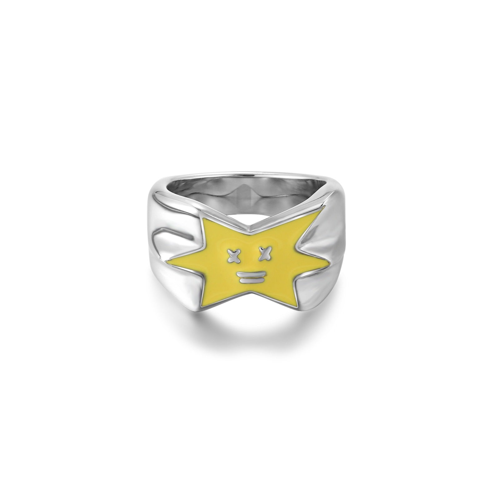 Smiley Star Ring